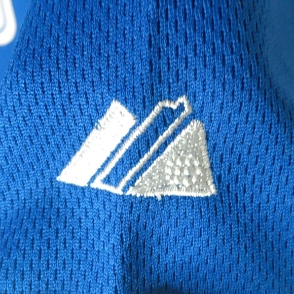 Vintage TORONTO BLUE JAYS Jersey Majestic JP Arencibia size 50 Blue with White - Picture 6 of 8